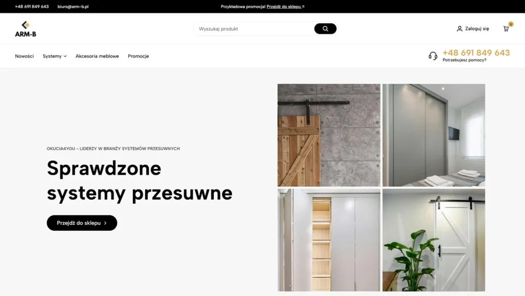 okucia4you - sklep internetowy z integracją allegro